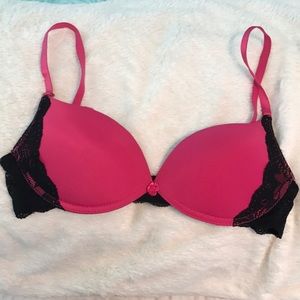 3/$20 Pink and black lace bra - TART Intimates